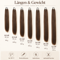 Sleek Ponytail Extension – Glatte Pferdeschwanz-Haarverlängerung