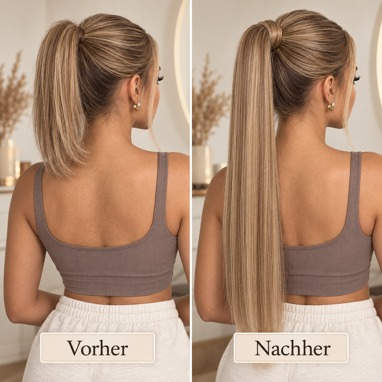 Sleek Wrap Ponytail – Glatte Clip-in Pferdeschwanz-Extension