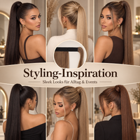 Sleek Wrap Ponytail – Glatte Clip-in Pferdeschwanz-Extension
