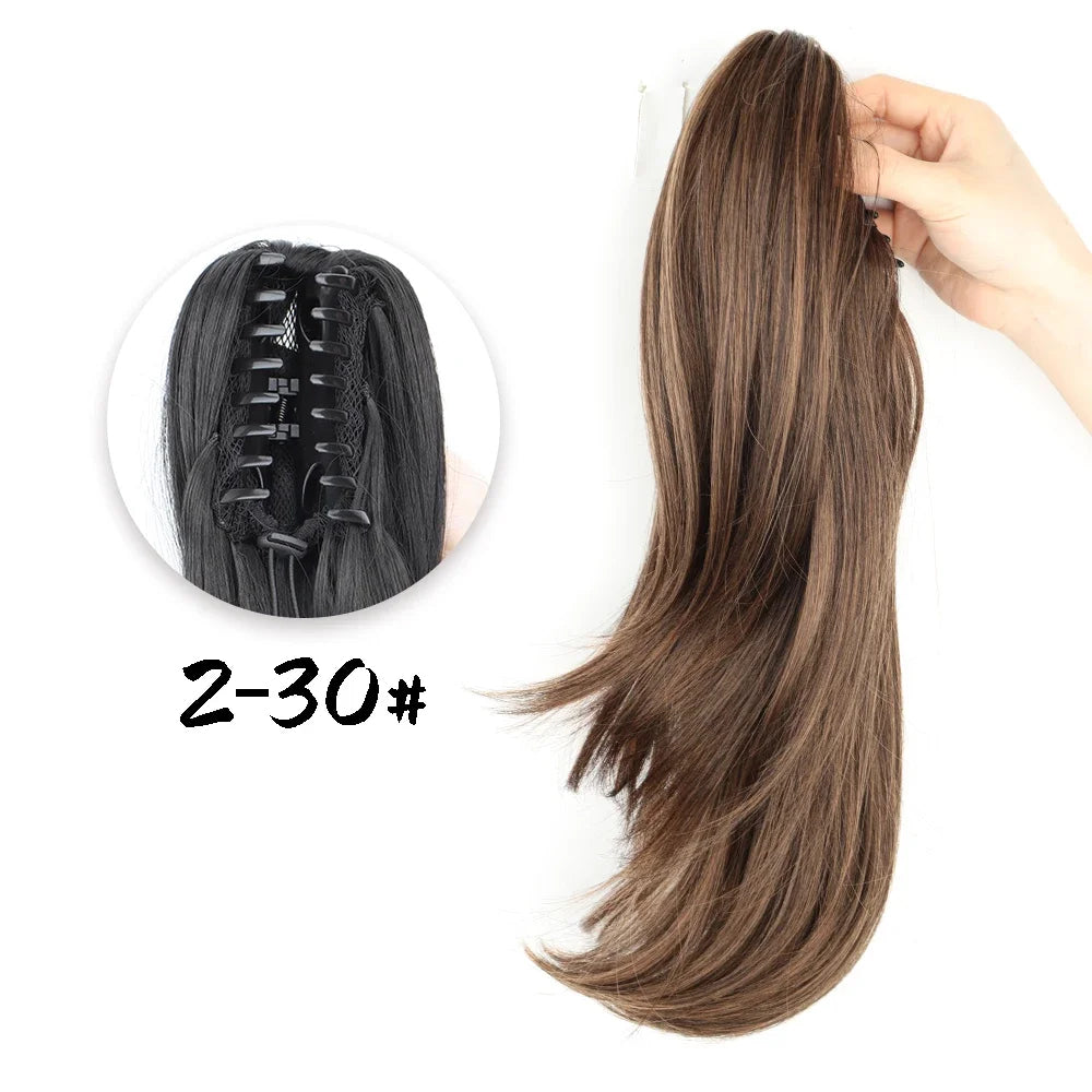 Claw Ponytail 45 cm – Gewellte Clip-in Pferdeschwanz-Extension